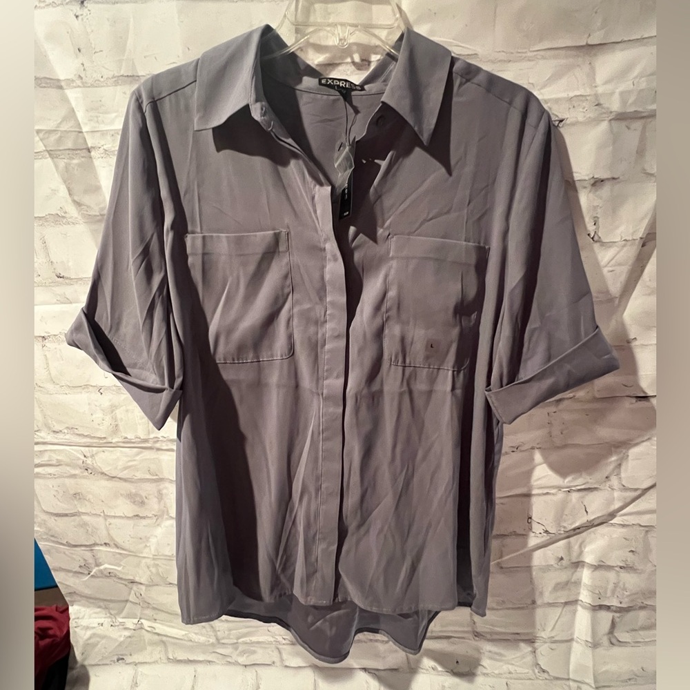 NWT Express Button Down Top/Blouse